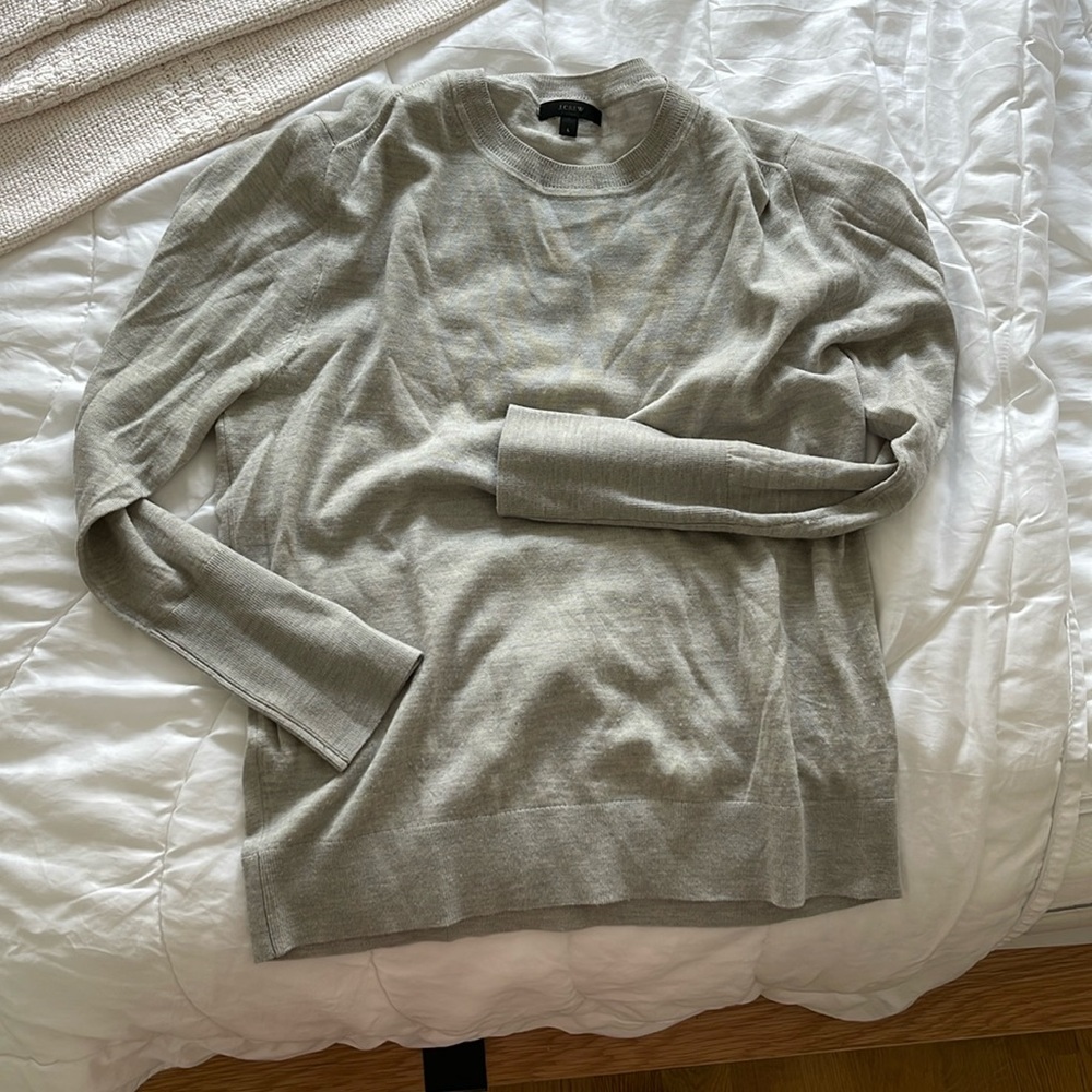J Crew 100% wool sweater sz L